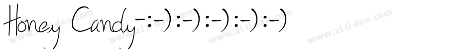 Honey Candy字体转换
